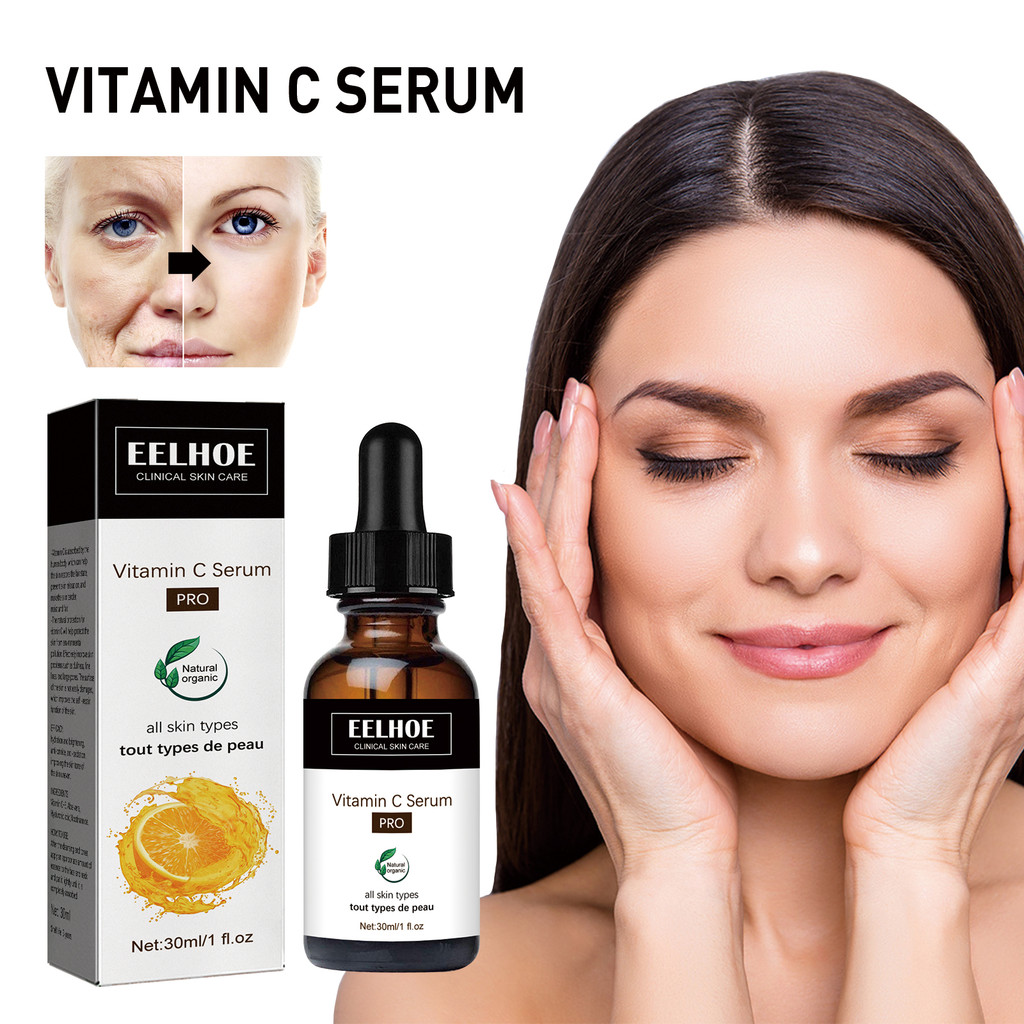 

Vitamin c Serum Pelembap untuk Garis Halus Serum Wajah Pengencang dan Melembapkan EELHOE Esensi untuk peremajaan kulit, memudarkan, dan melembapkan