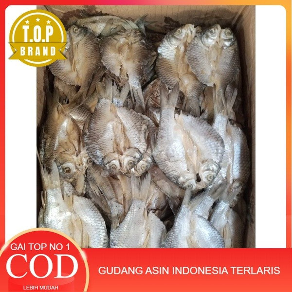 

BEST SELLER ikan asin tawes belah kering ikan asin rawa 250 gr
