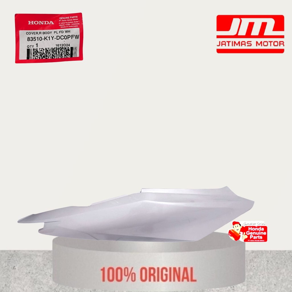 83510-K1Y-DC0PFW 83610-K1Y-DC0PFW Cover R/L Body belakang PCX 160 K1ZV Roadsync Putih Mutiara 2025