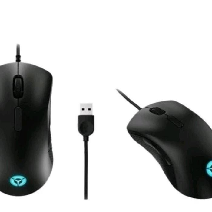 Mouse Lenovo Gaming M300 RGB Hitam Kabel