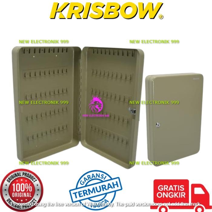 

Krisbow Kotak Kunci 100 Gantungan KEY CABINET 100KEYS KW2001092 - MODEL 1 Sale
