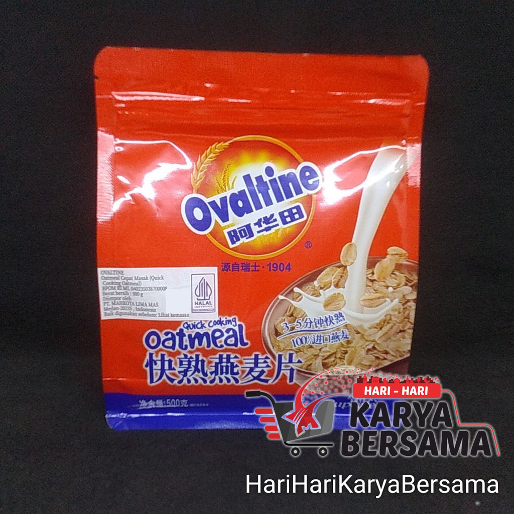 

OVALTINE QUICK COOKING OATMEAL 500GR