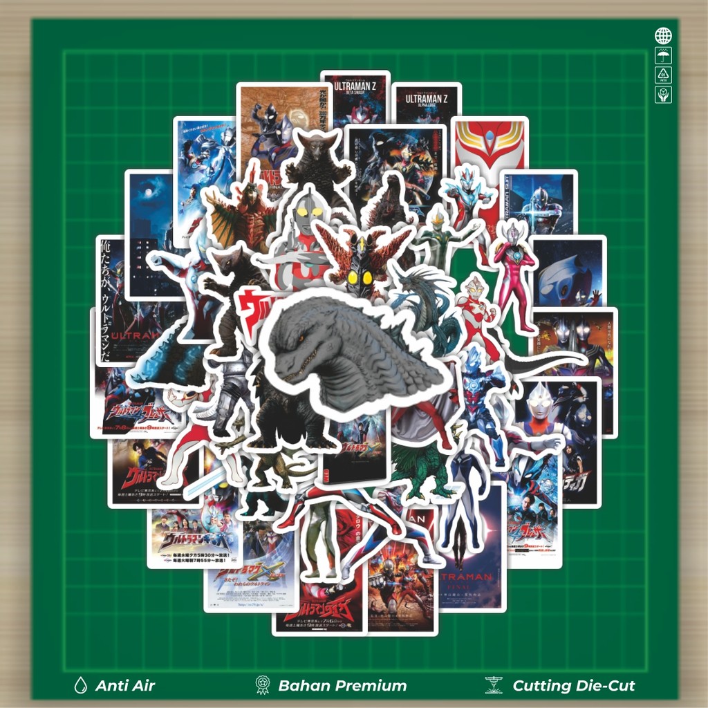 

HOT 50 PCS STIKER Stiker Kartun Ultraman Stiker Fashion Cars Decal Dingin Kartu Album Custom Vinyl Anti Air- Sticker Aesthetic Buku Journal Koper Casing HP Tablet Laptop Helm Motor Botol Minum