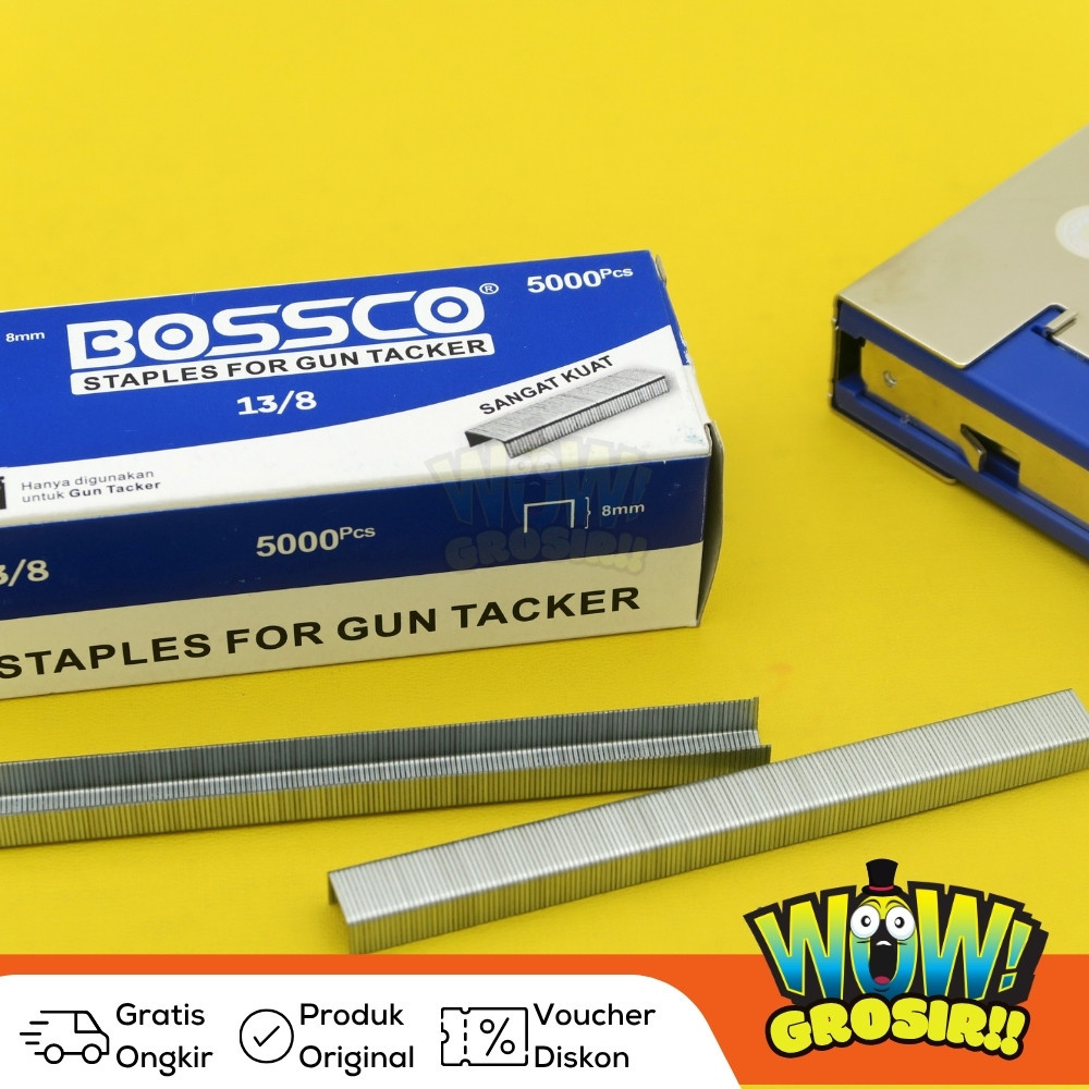 

WOWGROSIR 1 Box Staples Isi Stapler Gun Tacker Refill BOSSCO