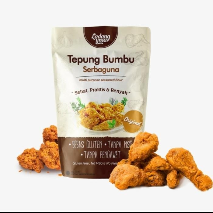 

[PROMO EXP TERBARU] Ladang Lima Tepung Bumbu Serbaguna 150 GR | Gluten Free - Pisang Bergaransi Terlaris