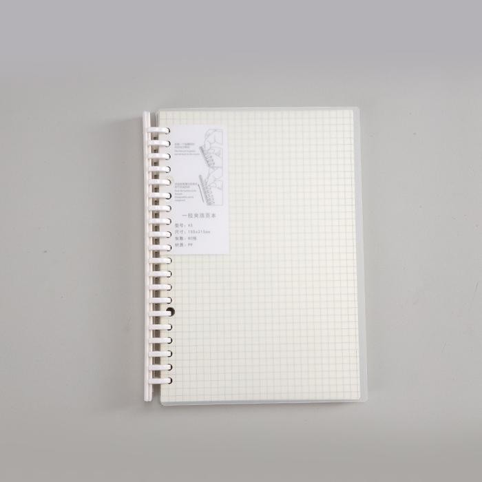 

Notebook Spiral Plastik Hard cover plastik A5/B5 all Varian Garis/Dote/Grid/Polos - A5, Garis LINE