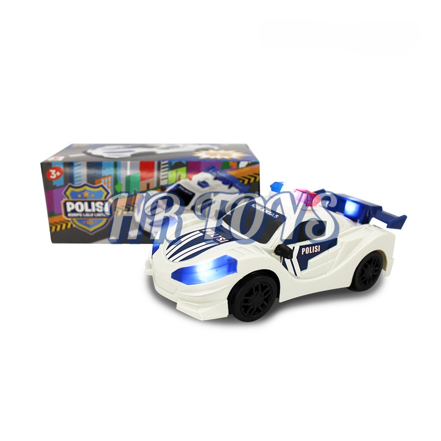 Mainan Polisi Lalu Lintas - Mobil Nyala Bunyi Seru