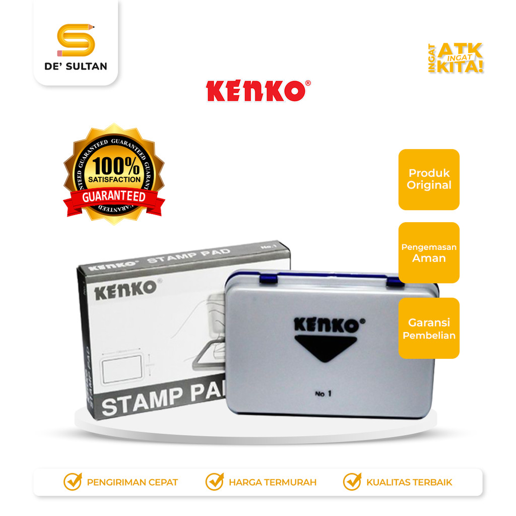 

KENKO BANTALAN STEMPEL/ STAMP PAD NO.1 (1PC)