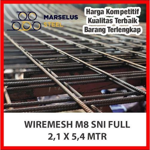BESI WIREMESH M8 FULL SNI 2,1 X 5,4 MTR ULIR BERKUALITAS