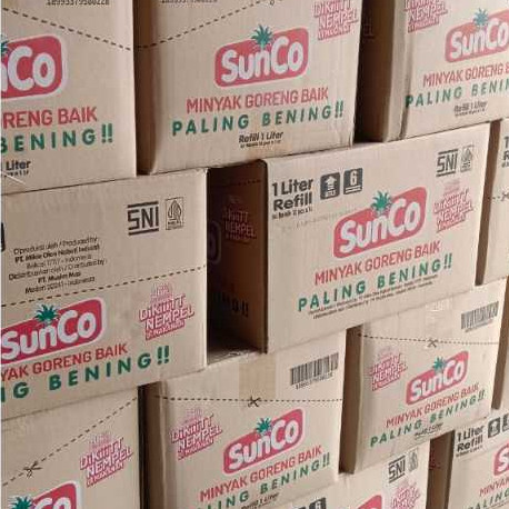 

JAMIN MURAH !!!Sunco Minyak Goreng Pouch 1 Liter [ 1 pcs ](BISA LANGSUNG ORDER)