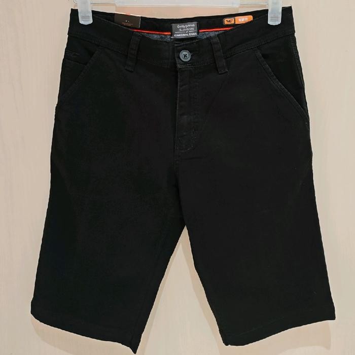 Celana Pendek Cardinal pria Chinos Bermuda slim fit EBI0580.01A - 28