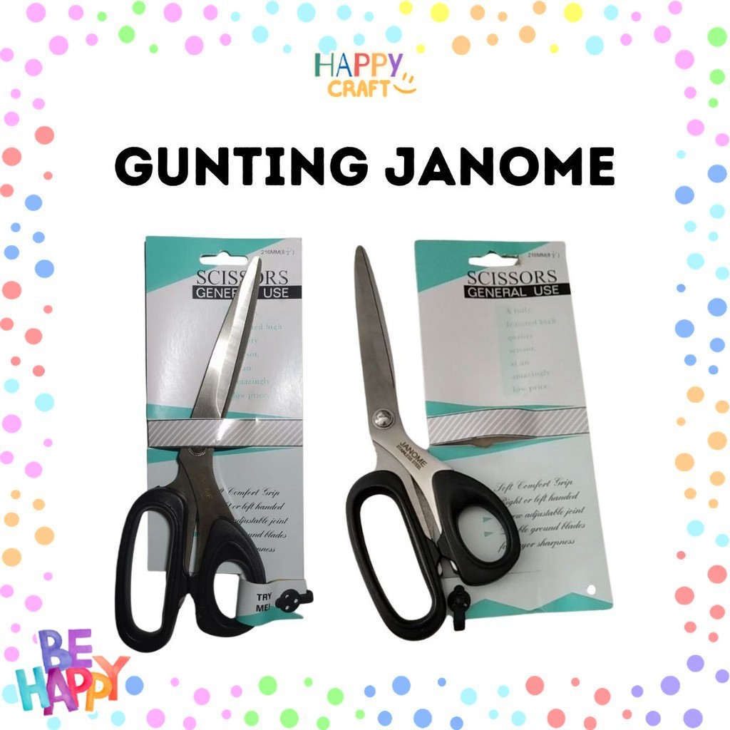 

Gunting Kain JANOME 8.5 Inch (216 mm)