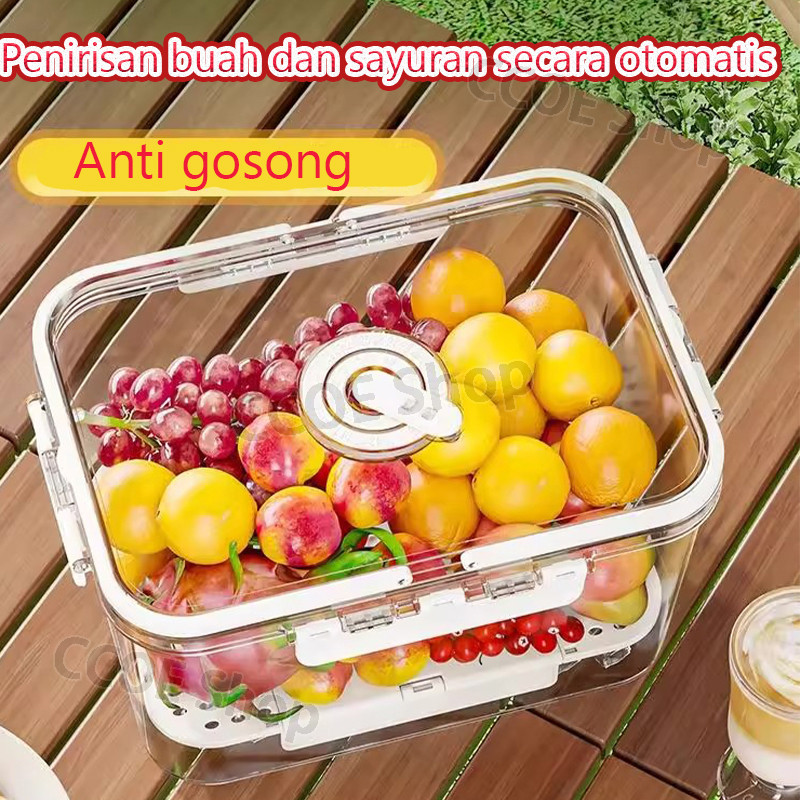 Kotak Penyimpanan Kulkas Kotak Penyimpanan Makanan Kulkas Kotak Kulkas Dengan Pegangan Buah Dan Sayu