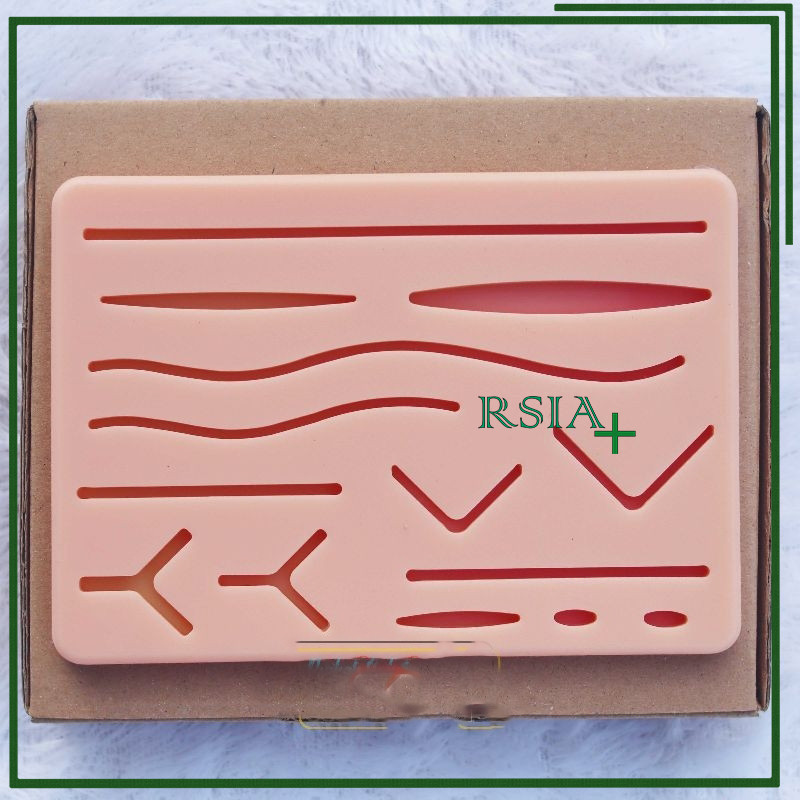 Hecting Pads Silicone Pad Suture Pad Hecting Pad Manekin Media Jahit Luka RSIA