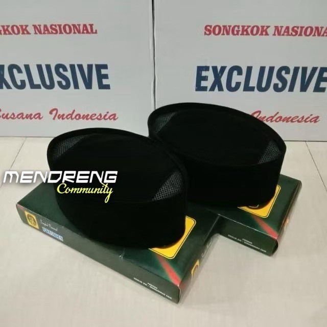 Peci Songkok Hitam Ac / Songkok Premium Pria Dewasa