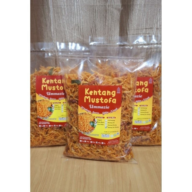 

KENTANG MUSTOFA UMMAZIE KEMASAN 1KG HALAL HOMEMADE KRIUK GARING