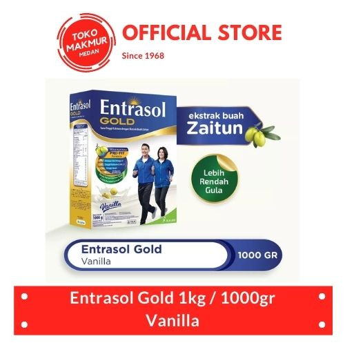 

ENTRASOL GOLD VANILLA 980 GR - SUSU LANSIA
