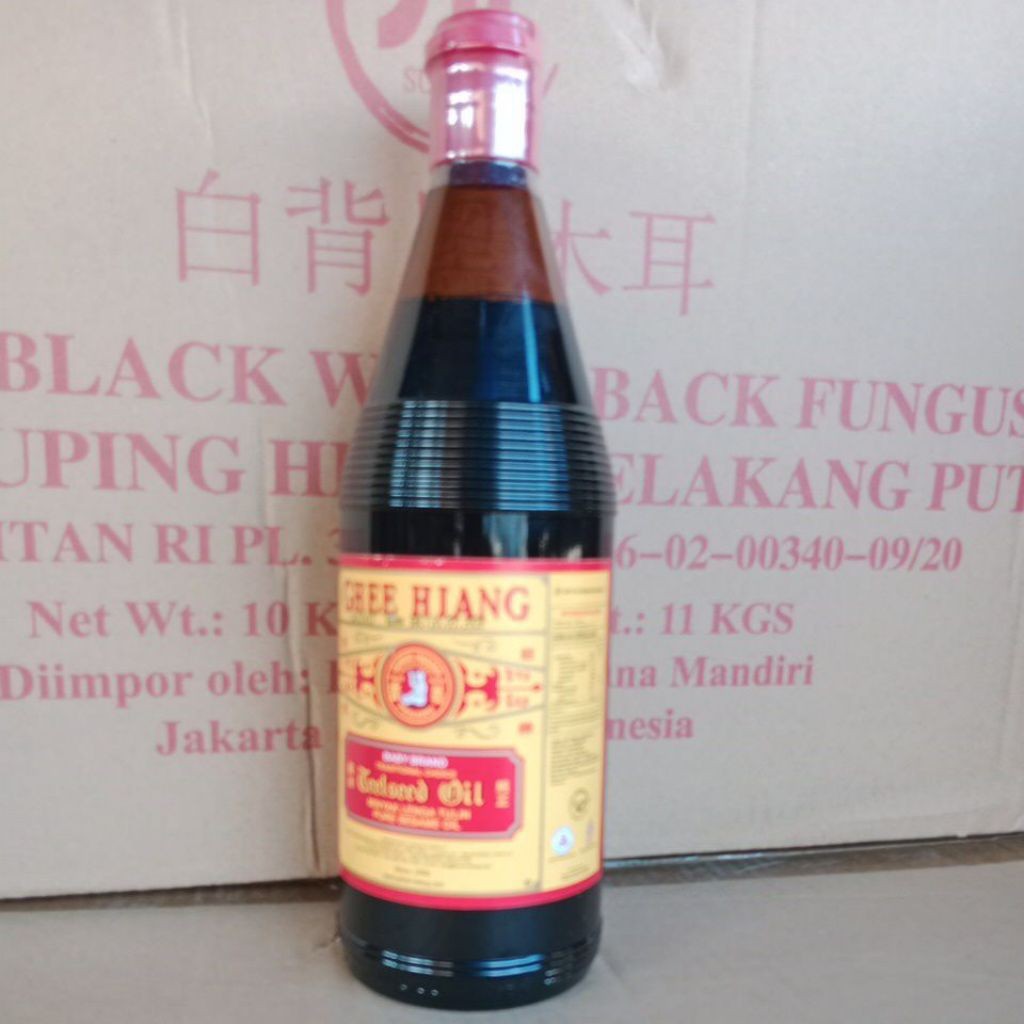 

Ghee Hiang Sesame Oil Minyak Wijen Botol Besar 680 ML