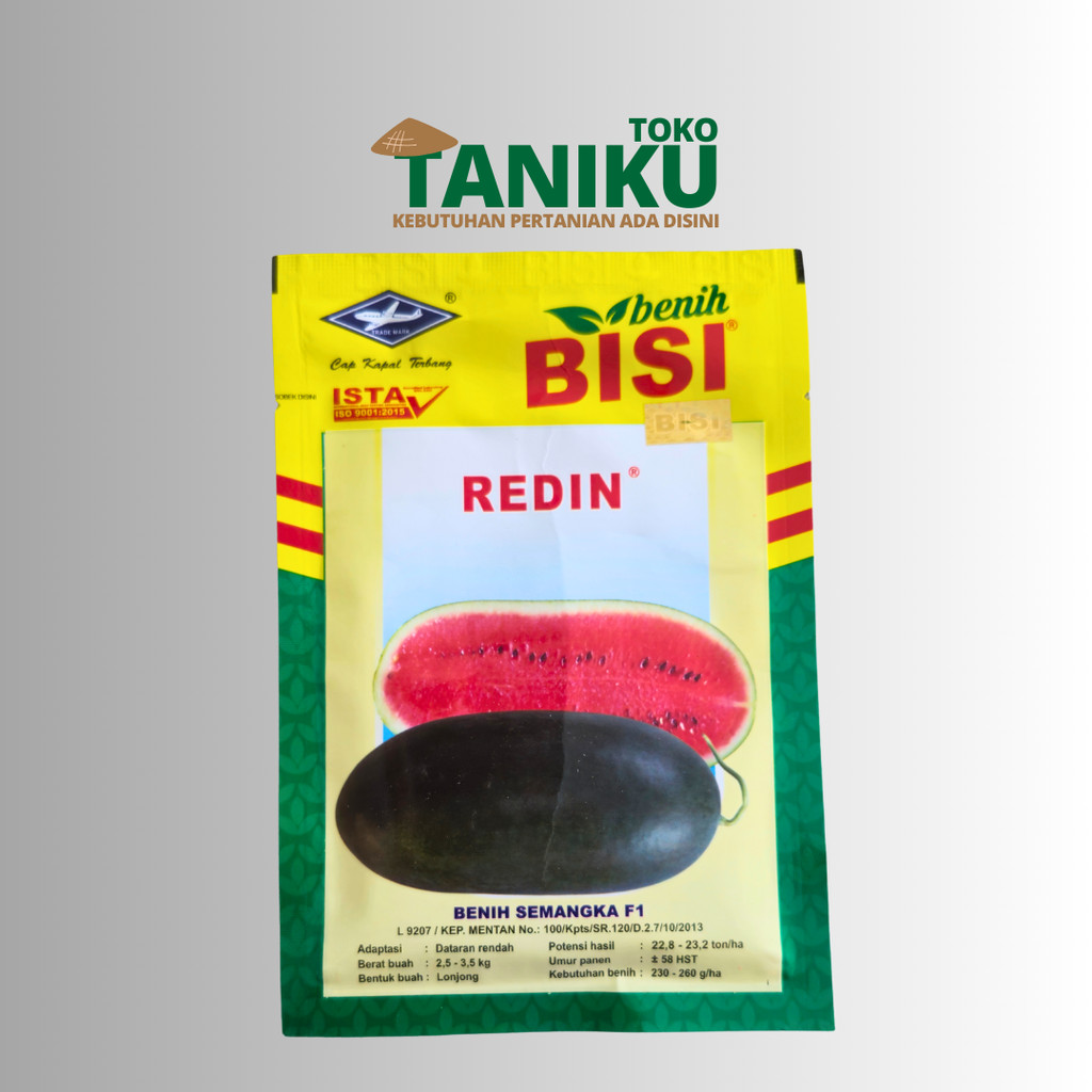 Semangka Redin F1 20gr Original Semangka inul Redin Semangka Hibrida Redin inul merah Paling Laris