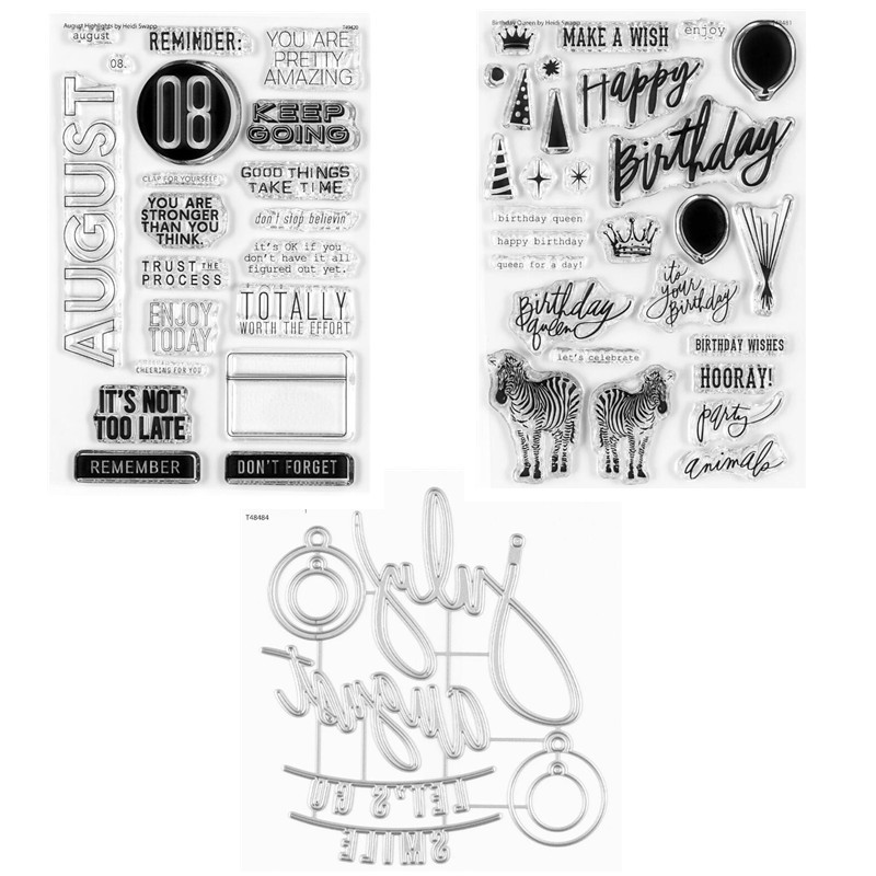 

English Clear Stamp Seal DIY Scrapbooking Photo Album Decorative A7017