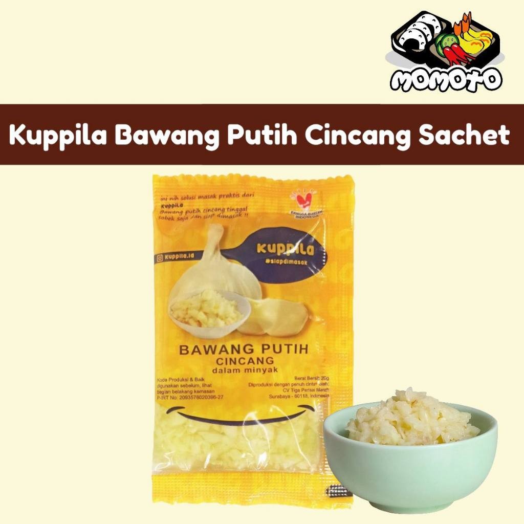 

Kuppila Bawang Putih Cincang dalam Minyak Sachet Praktis