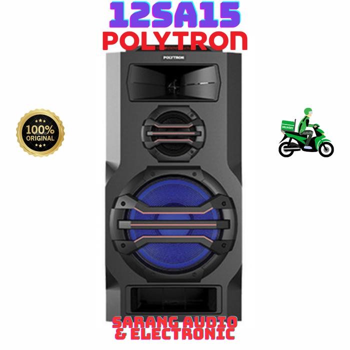 Speaker Aktif Polytron PAS 12SA15 PAS12SA15 Original Bluetooth Karaoke