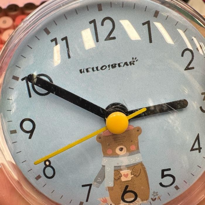 Jam Dinding Kamar Mandi Jam Tempel Waterproof Suction Cup - tanpa bubble