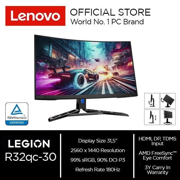 Lenovo Legion R27q-30 | 27" IPS QHD 180Hz 0.5ms Gaming Monitor