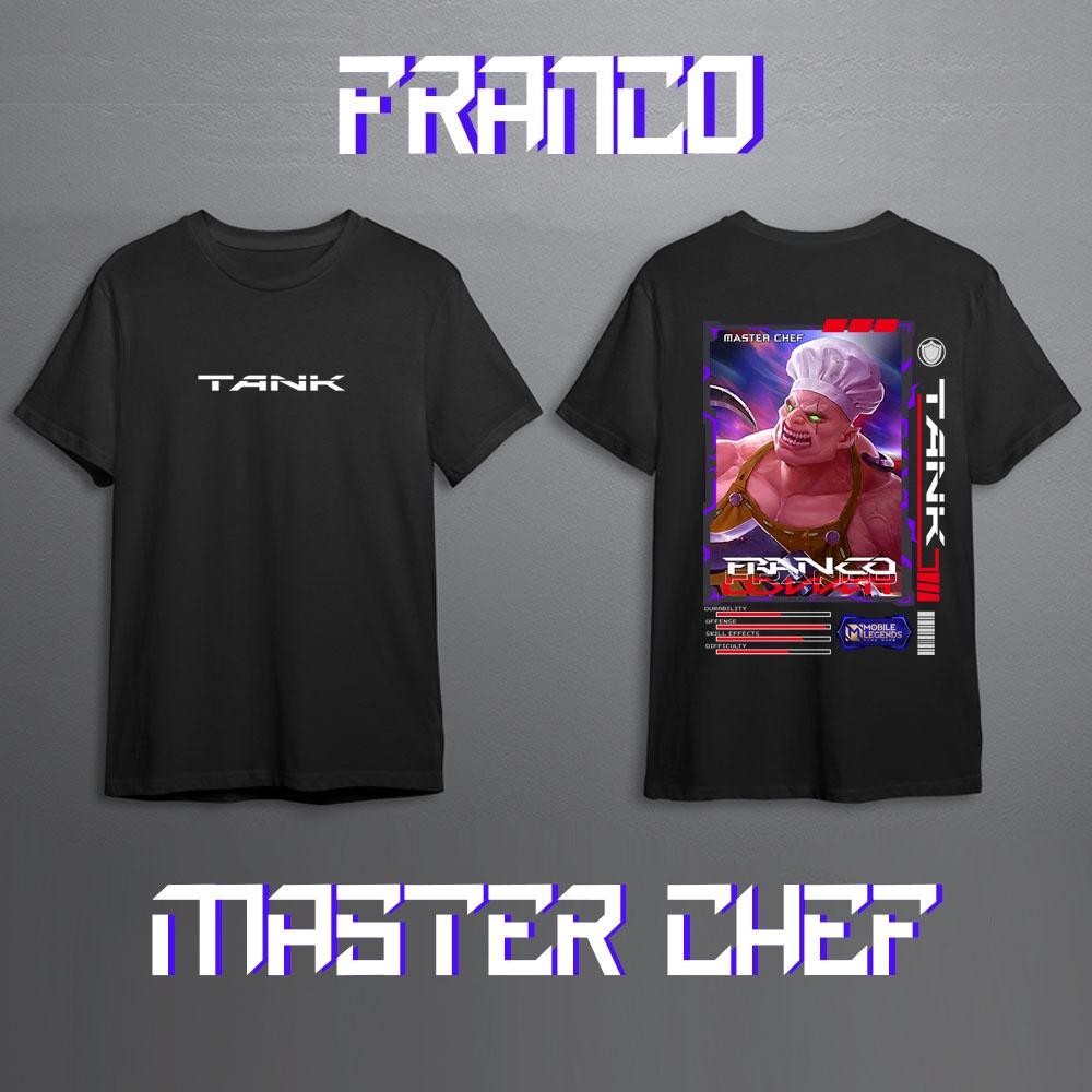 KAOS MOBILE LEGEND FRANCO SKIN LEGEND SKIN EPIC TERBARU KAOS GAMING MLBB FRANCO TANK FULL SKIN