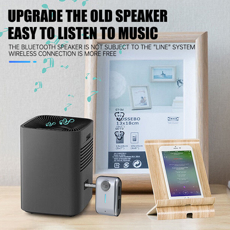 Pemancar Audio Mobil Penerima Audio Bluetooth AUX Penerima Audio Panggilan Mobil