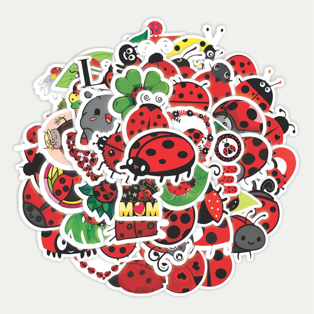

Sticker Pack Stiker Hewan Ladybird,/Ladybug [Kumbang Kecil] | Sticker TUMBLR | Stiker LAPTOP KOPER HELM
