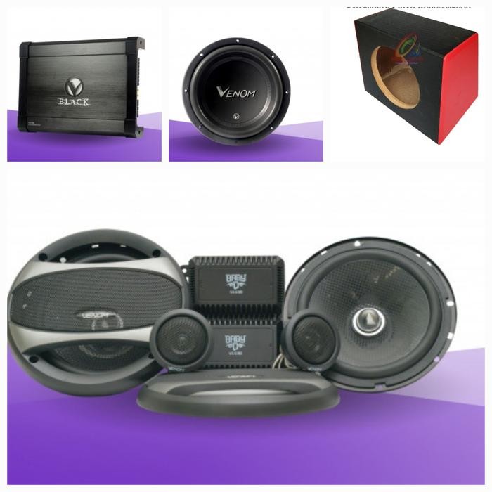 Paket Audio Mobil Venom SQL Class komplit Instalasi