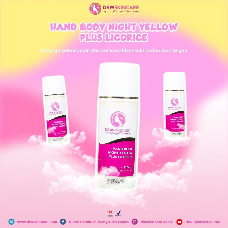 DRW Skincare Lotion Night Premium Yellow Licorice / Rejuvenation BPOM