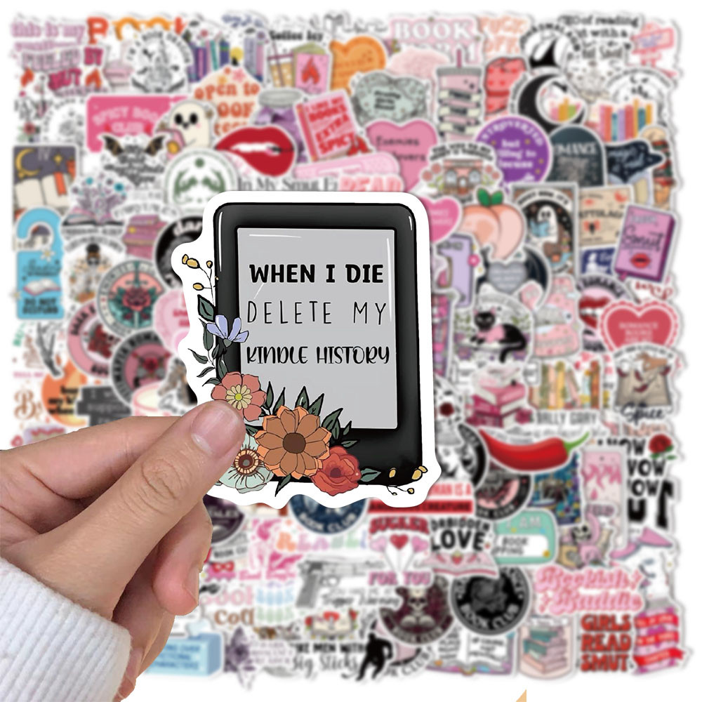 

50/150PCS Romantic Reading Style Graffiti Star Covering Cartoon Stickers DIY Notebook Waterproof Stickers