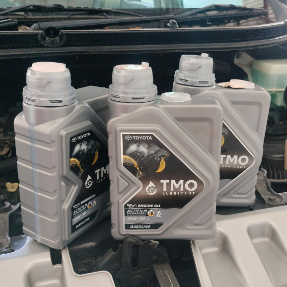Oli Mesin TMO 10W-30 O8880-85986 SN Synthetic 1 Liter Scan Barcode QR Original Toyota