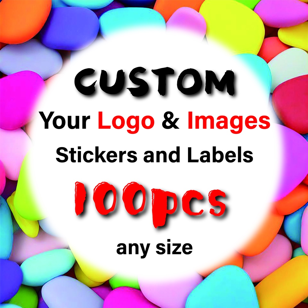 

100pcs 7-10cm Printing Label Sticker Customize Personalized Logo on Brushed Silver Gold Thank you Sticker Free shipping