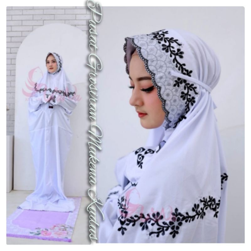 MUKENA POLINO EVATA TERUSAN MUKENA TERUSAN MUKENA SANTRI MUKENA REMAJA MUKENA SUTRA MOTIF INAYA, KIN