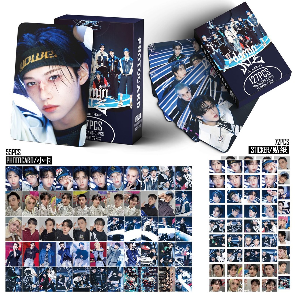 

New 127Pcs/Set Kpop New Album All styles Photocard FELIX HYUNJIN Bangchan I.N Korean Star Card Fans Collection Cards Gift
