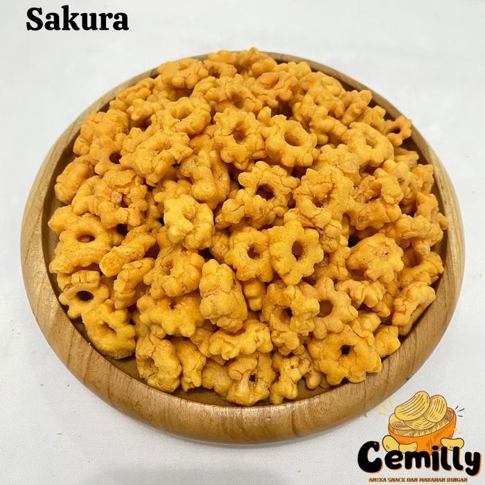 

SALE [CEMILLY] 1Kg/500gr Sakura Ribut Cemilan Snack Kiloan Food Snacks - Sakura, 1 KgTERLARIS