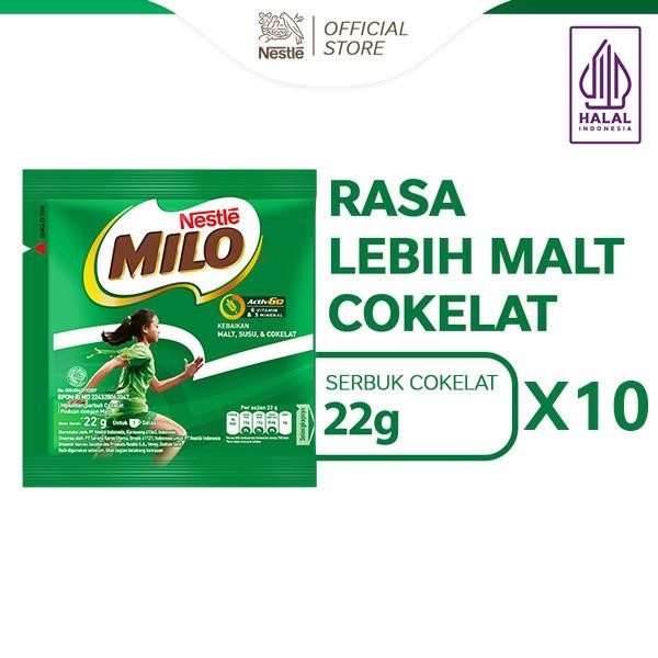 

MILO ACTIV-GO Susu Coklat Renceng 22g - 10pcs - NEB4K15