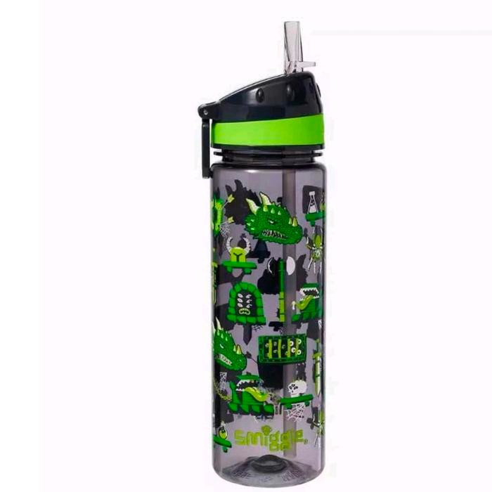 "S.LN.S" - TERMURAH Smiggle Backpack Dragon Dino Backpack, Lunch bag, Botol, Pencil case - botol min