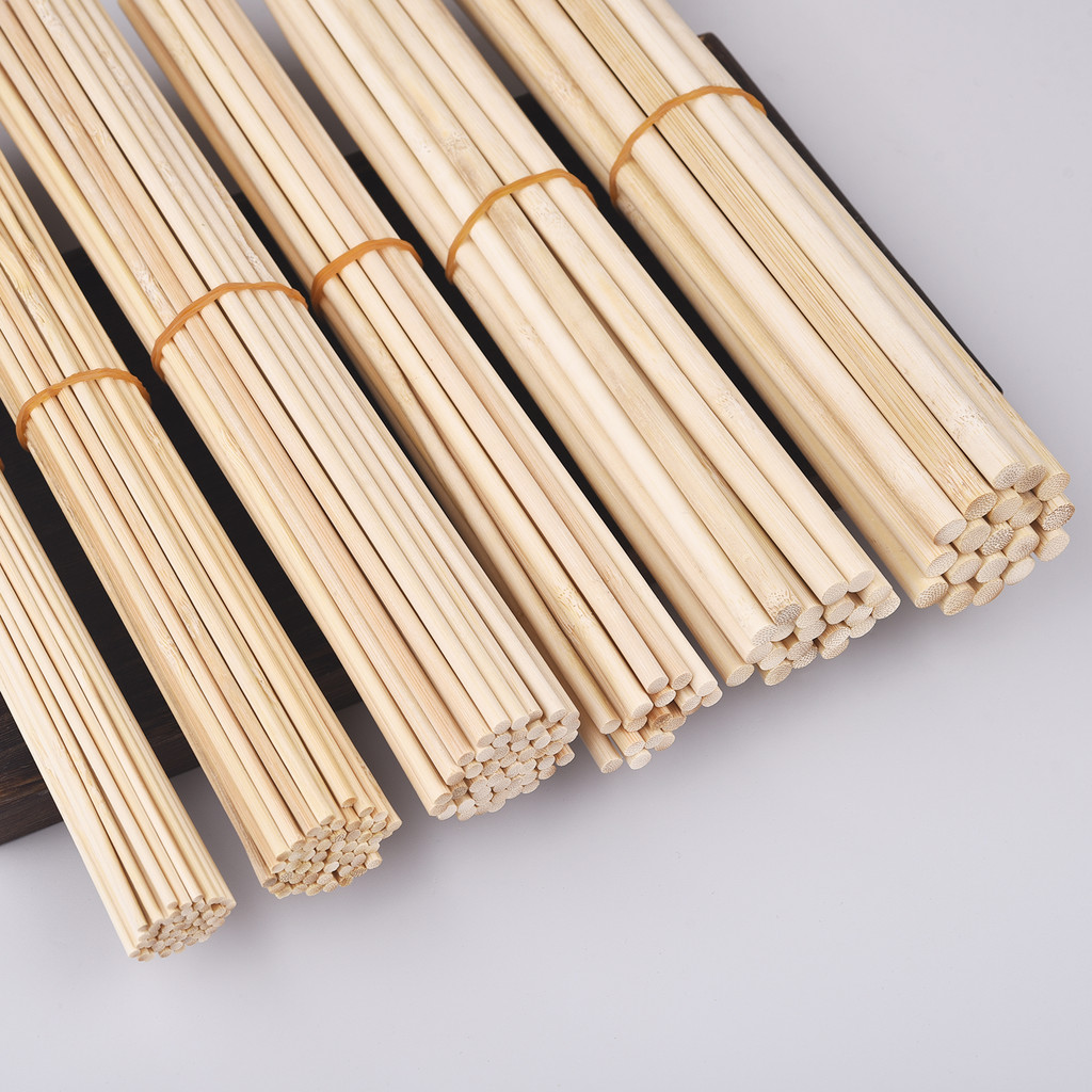 

20-50pcs 30cm Round Wooden Bamboo Sticks DIY Handmade Craft Making Building Model Woodworking Supplies Tools Rattan Sticks