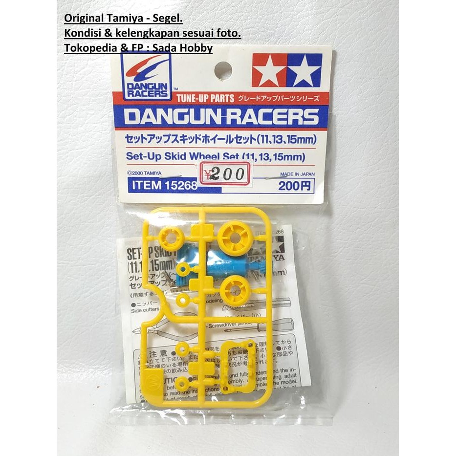 CSM... Tamiya 15268 Set Up Skid Wheels Set (11,13,15mm) Dangun Racers