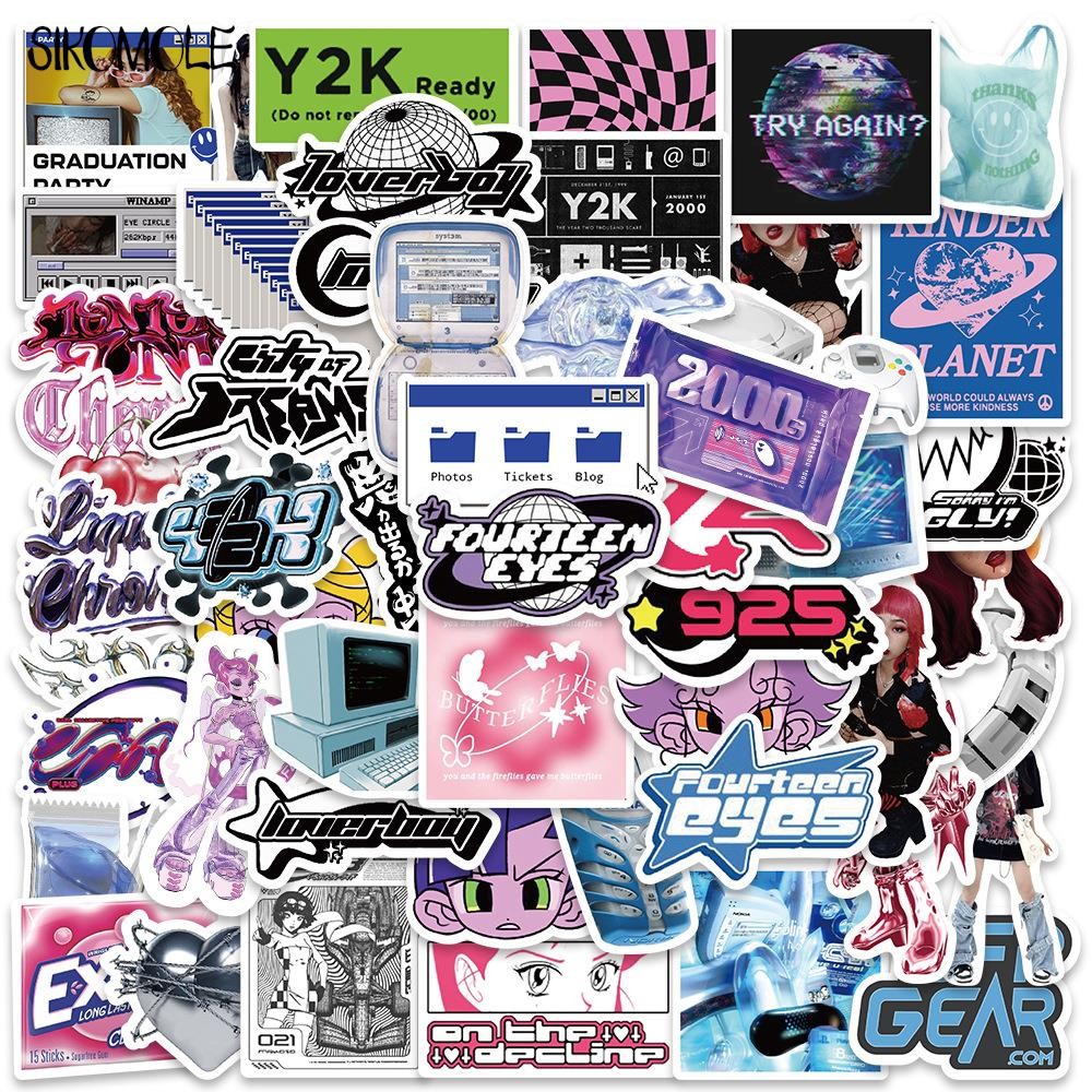 

10/30/53PCS Cartoon Y2K Anime Style Stickers For Kids DIY Skateboard Laptop Luggage Bike Motorcycle Phone Car Sticker Decals