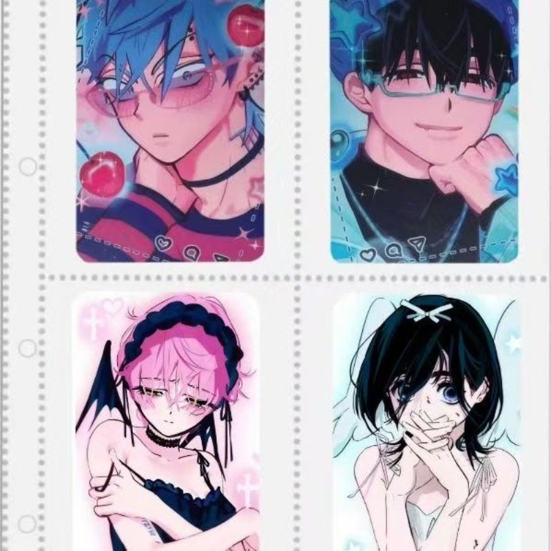 

4Pcs/Set High Guality Alien Stage TV Anime Card Ivan Till Sua Mizi Cosplay Rounded Corners LOMO Card Postcard Christmas Gift