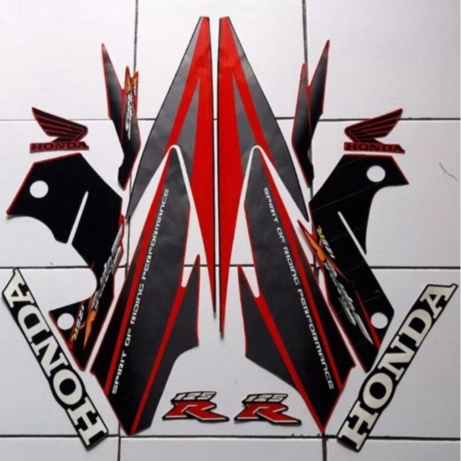 Striping Ori body Honda Supra X 125R 2005 stiker bawaan original bodi honda supra x old supra x 125 