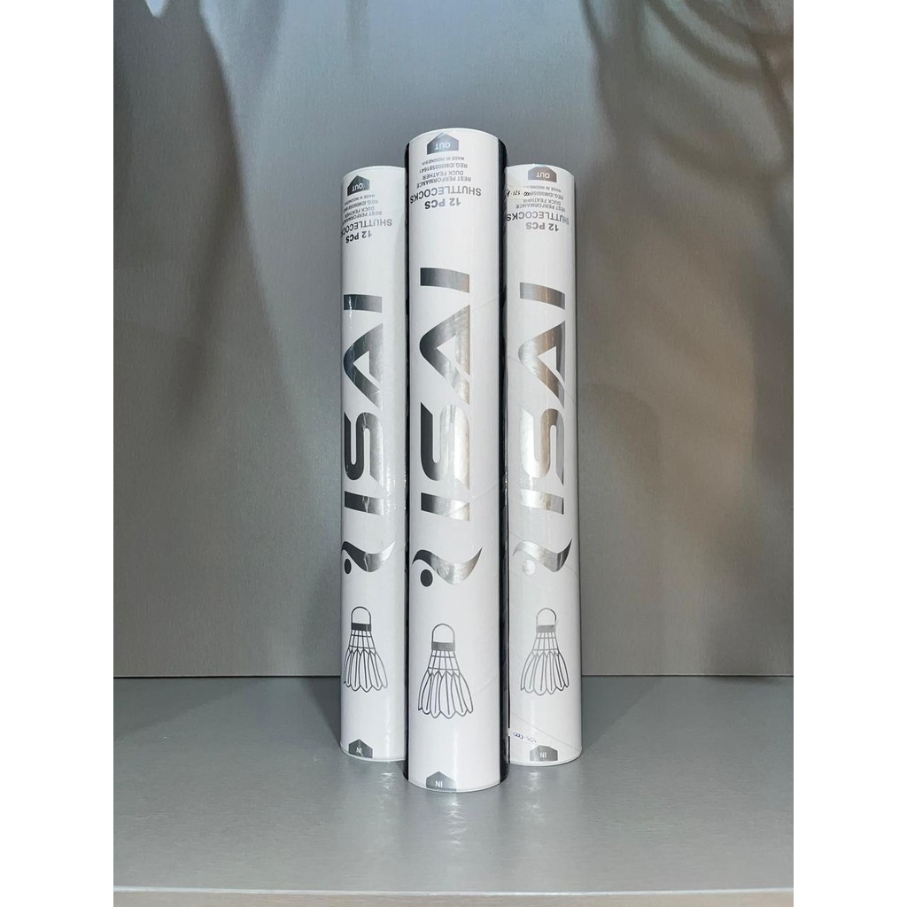 Isai Gold Shuttlecock Badminton Isai / Bola Badminton Original 