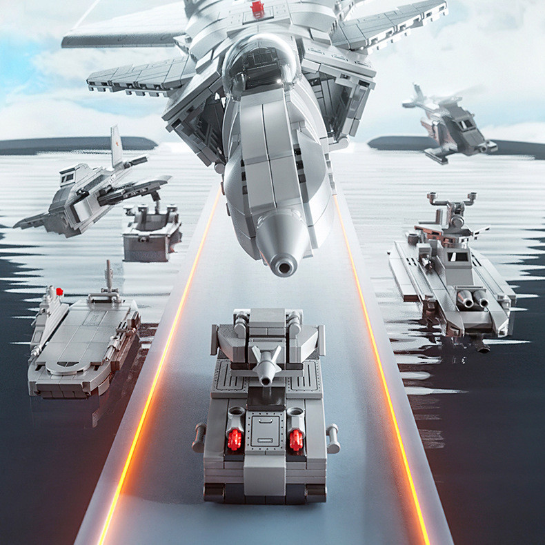 Mainan Pesawat Jet Tempur Lego 510 Blocks - 8835