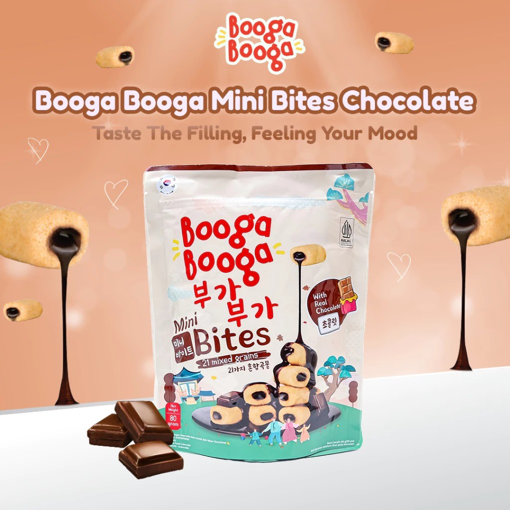 

Booga Booga Mini Bites Mixed Grains 80gr