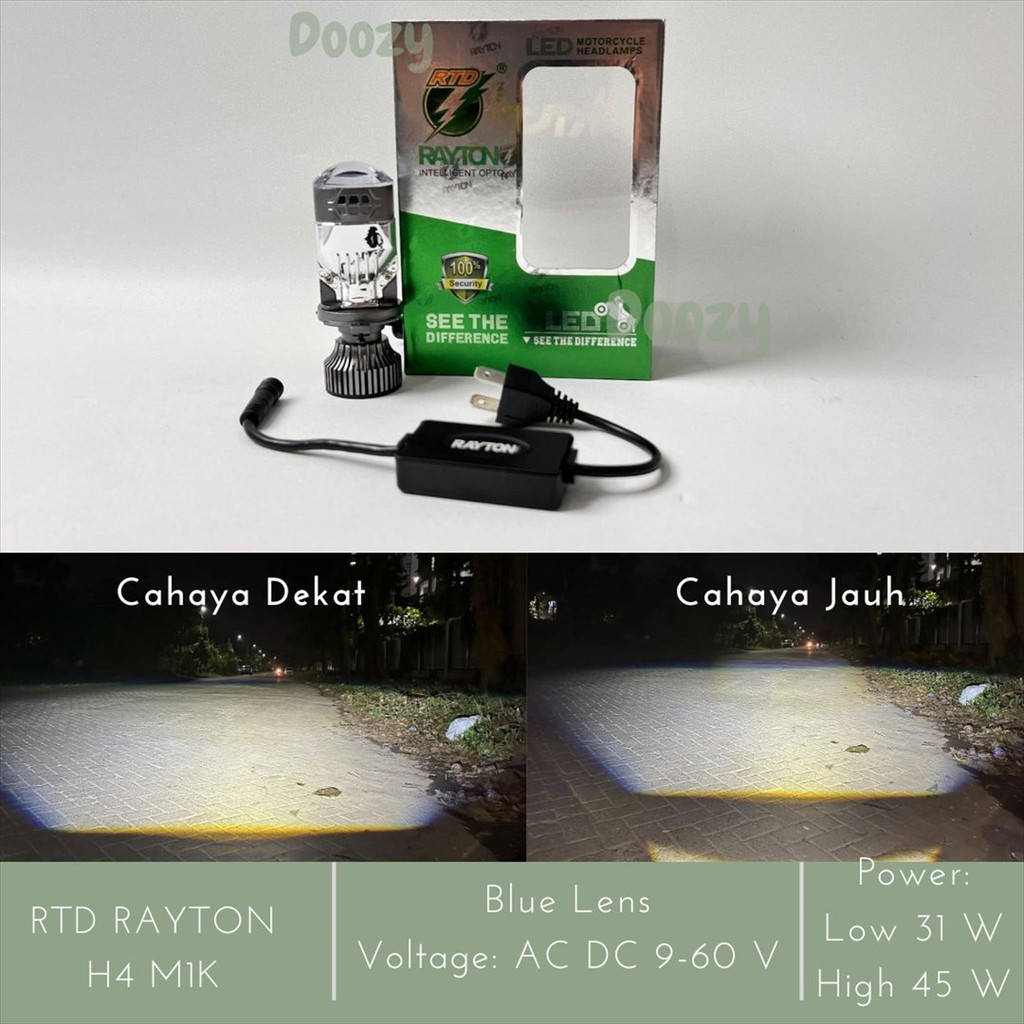 RTD RAYTON M1K - H4 Lampu Utama H4 Led